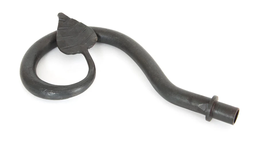 FTA 83613 BEESWAX LEAF CURTAIN FINIAL (PAIR)