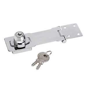 LOCKING HASP CHROME PLATED 117MM