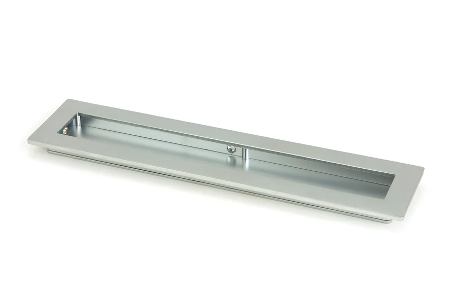 FTA 50639 SATIN CHROME 250MM PLAIN RECTANGULAR PULL