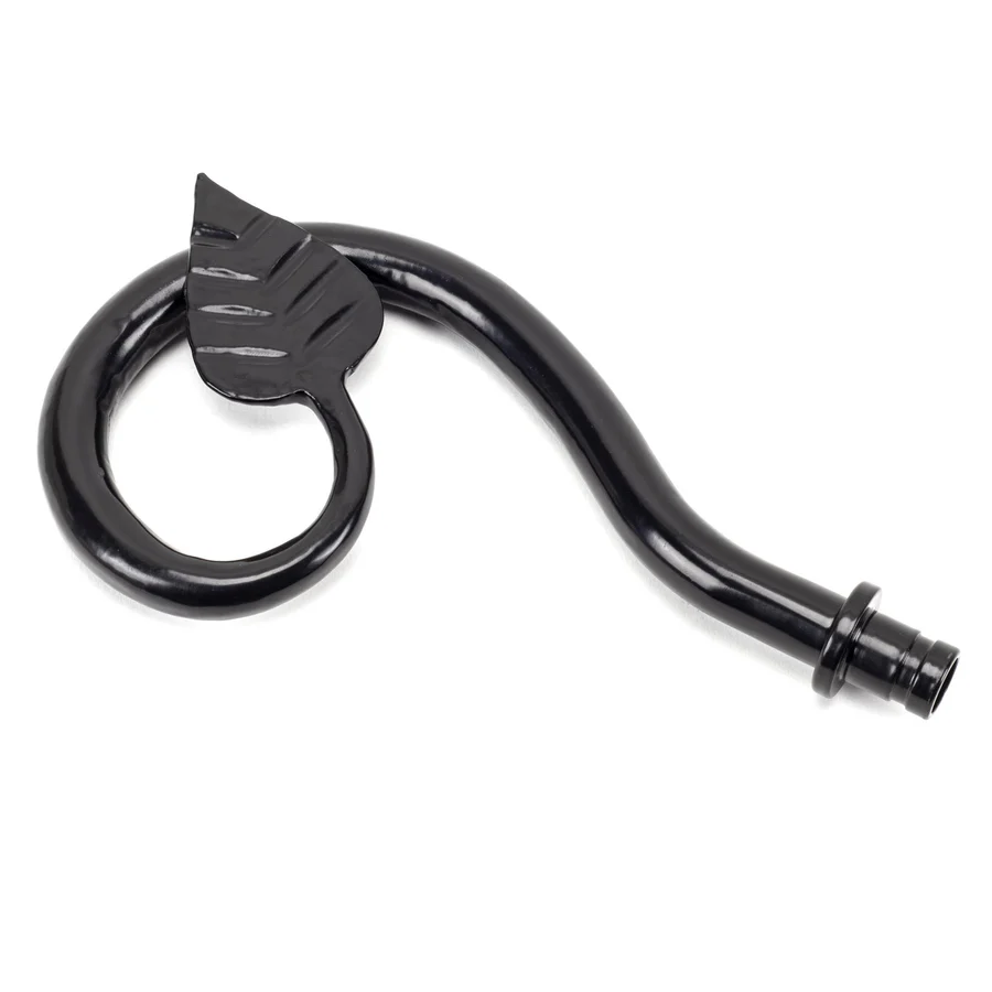 FTA 49900 BLACK LEAF CURTAIN FINIAL (PAIR)