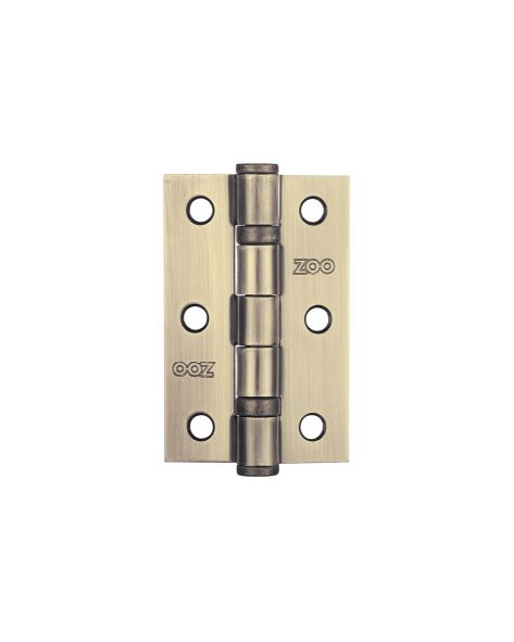 BALL BEARING BUTT HINGE 76 X 50 X 2MM FLORENTINE BRONZE (PAIR)