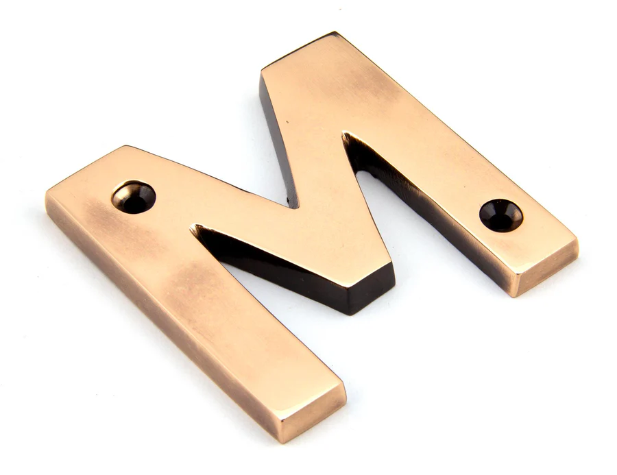 FTA 92031M POLISHED BRONZE LETTER M