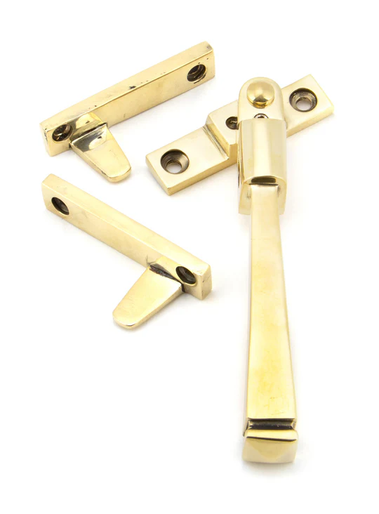 FTA 90411 AGED BRASS NIGHT-VENT LOCKING AVON FASTENER