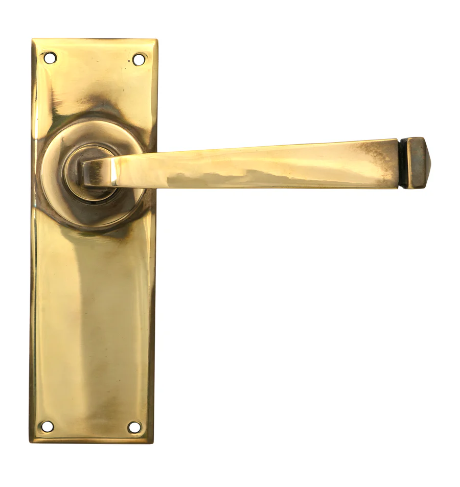 FTA 90362 AGED BRASS AVON LEVER LATCH SET