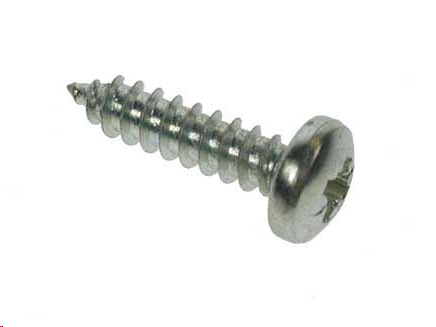 PAN HEAD SELF TAPPING SCREW - BZP POZI  4G X 3/16"