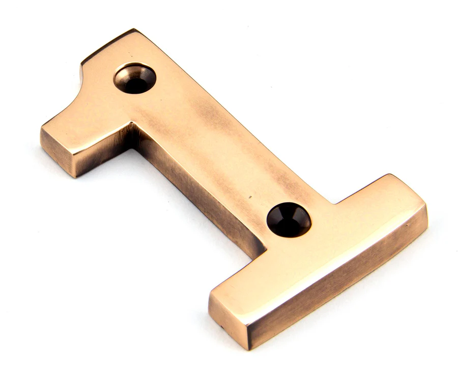 FTA 92021 POLISHED BRONZE NUMERAL 1
