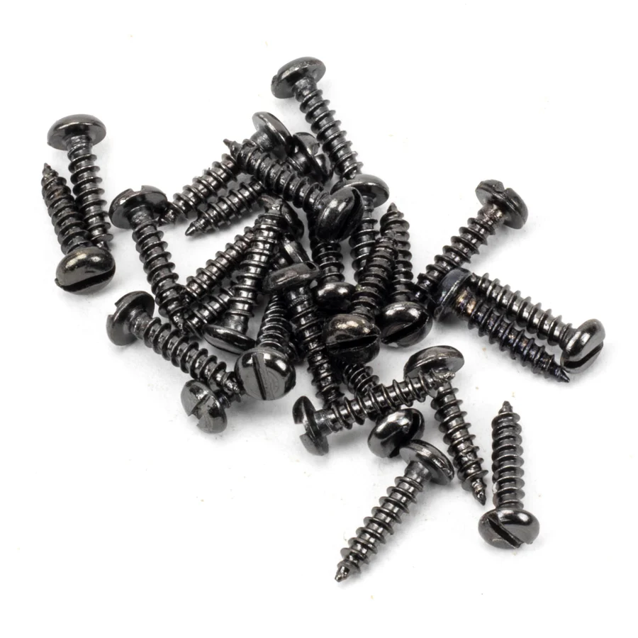FTA 91222 DARK STAINLESS STEEL 4X&frac12; ROUND HEAD SCREWS (25)