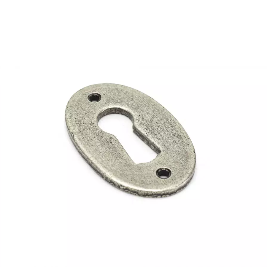 FTA 33665 PEWTER OVAL ESCUTCHEON