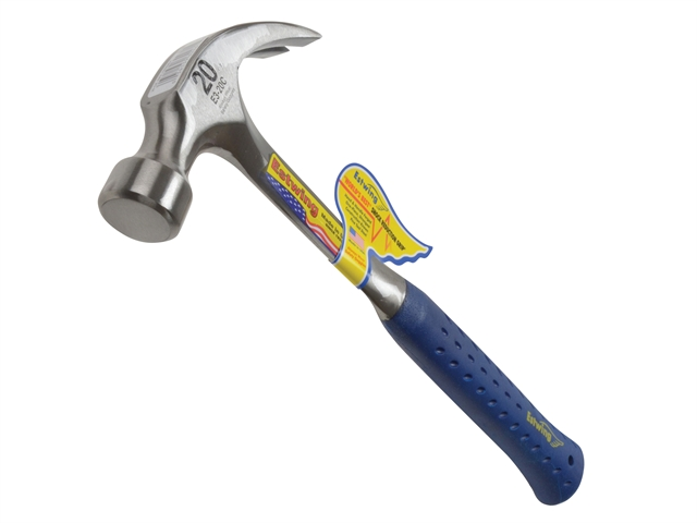 ESTWING CURVED CLAW HAMMER - VINYL HANDLED 20OZ