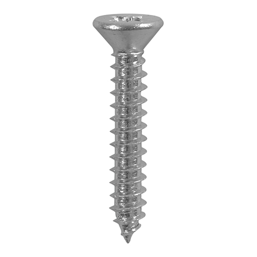 CSK SELF TAPPING SCREW - A2 STAINLESS STEEL POZI 4.8 X 19MM (10G X 3/4")
