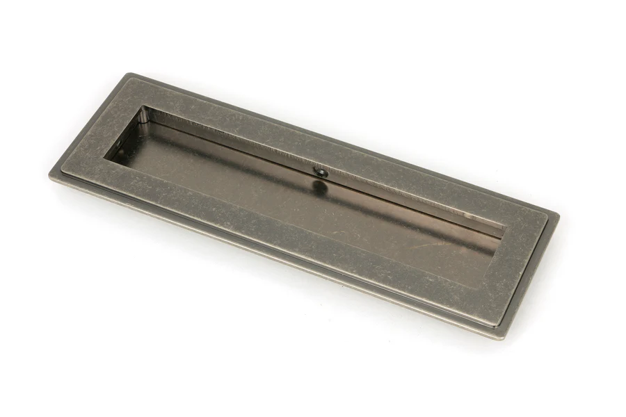 FTA 50170 PEWTER 175MM ART DECO RECTANGULAR PULL