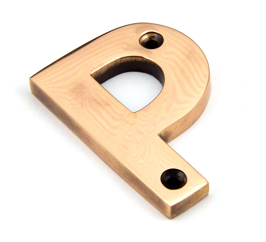 FTA 92031P POLISHED BRONZE LETTER P