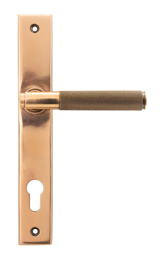 FTA 45776 POLISHED BRONZE BROMPTON SLIMLINE LEVER ESPAG. LOCK SET