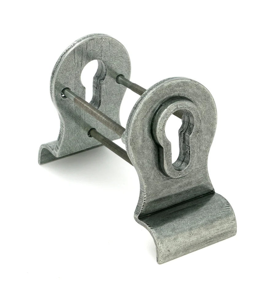 FTA 90040 PEWTER 50MM EURO DOOR PULL (BACK TO BACK FIXINGS)