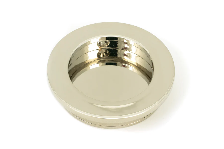 FTA 50163 POLISHED NICKEL 75MM PLAIN ROUND PULL