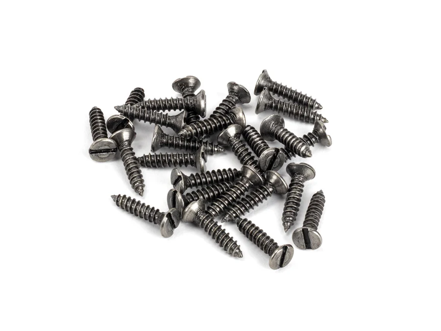 FTA 33430 PEWTER 8 X 3/4 COUNTERSUNK SCREWS (25)