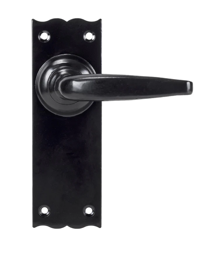 FTA 33318 BLACK OAK LEVER LATCH SET