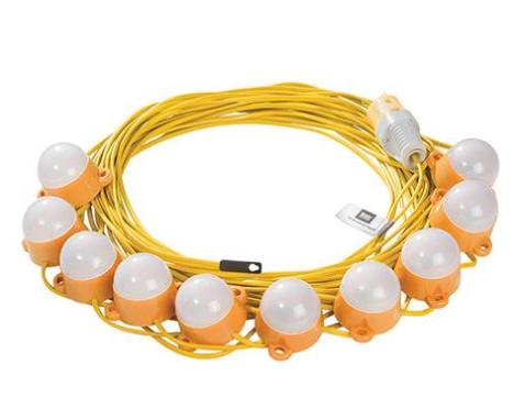 LED 22M ENCAPSULATED FESTOON STRING LIGHTS 10 X 5W 110V