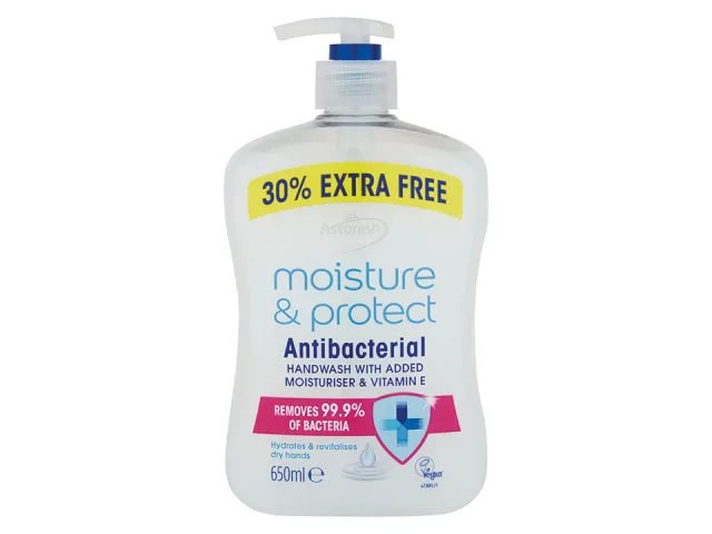 ANTIBACTERIAL HANDWASH MOISTURE & PROTECT 600/650ML