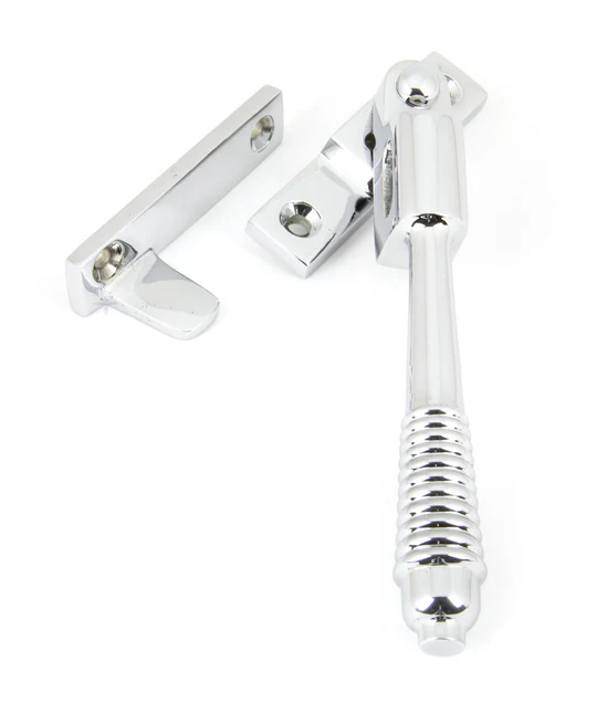 FTA 90330 POLISHED CHROME NIGHT-VENT LOCKING REEDED FASTENER