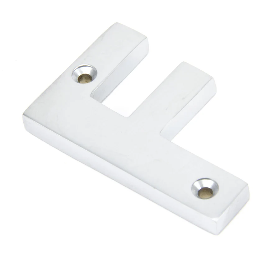 FTA 83804F SATIN CHROME LETTER F