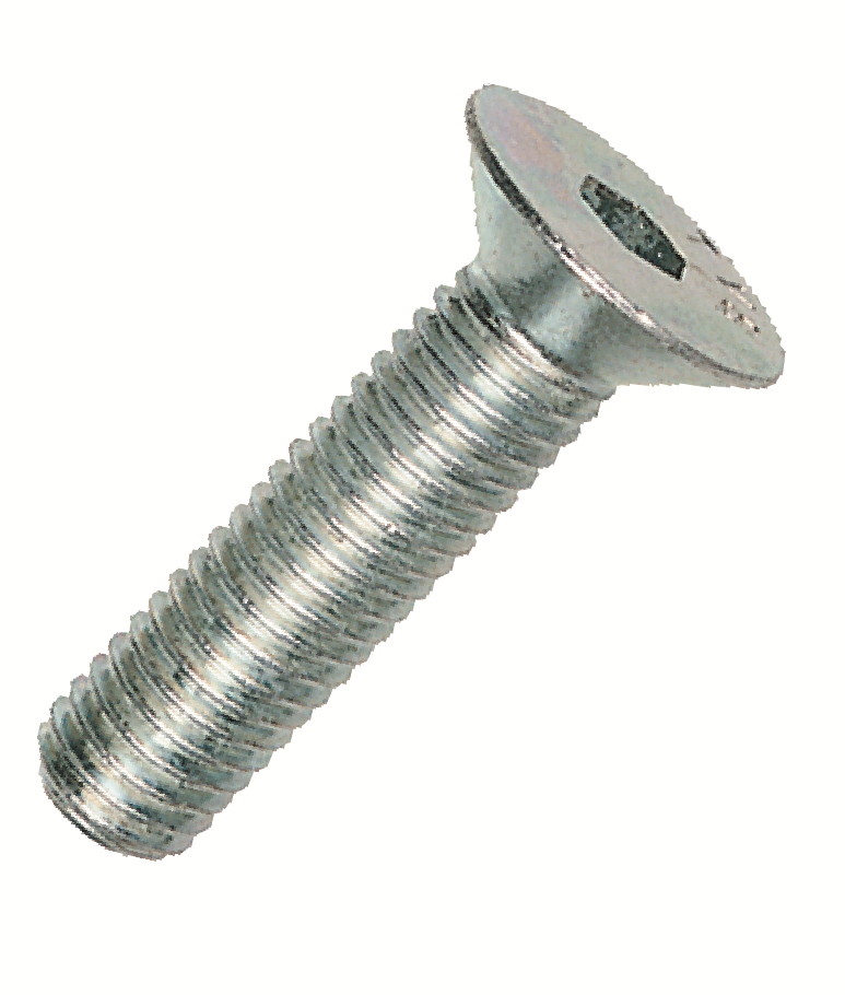 CSK SOCKET SCREW - 10.9 GRADE BZP M12 X 100 