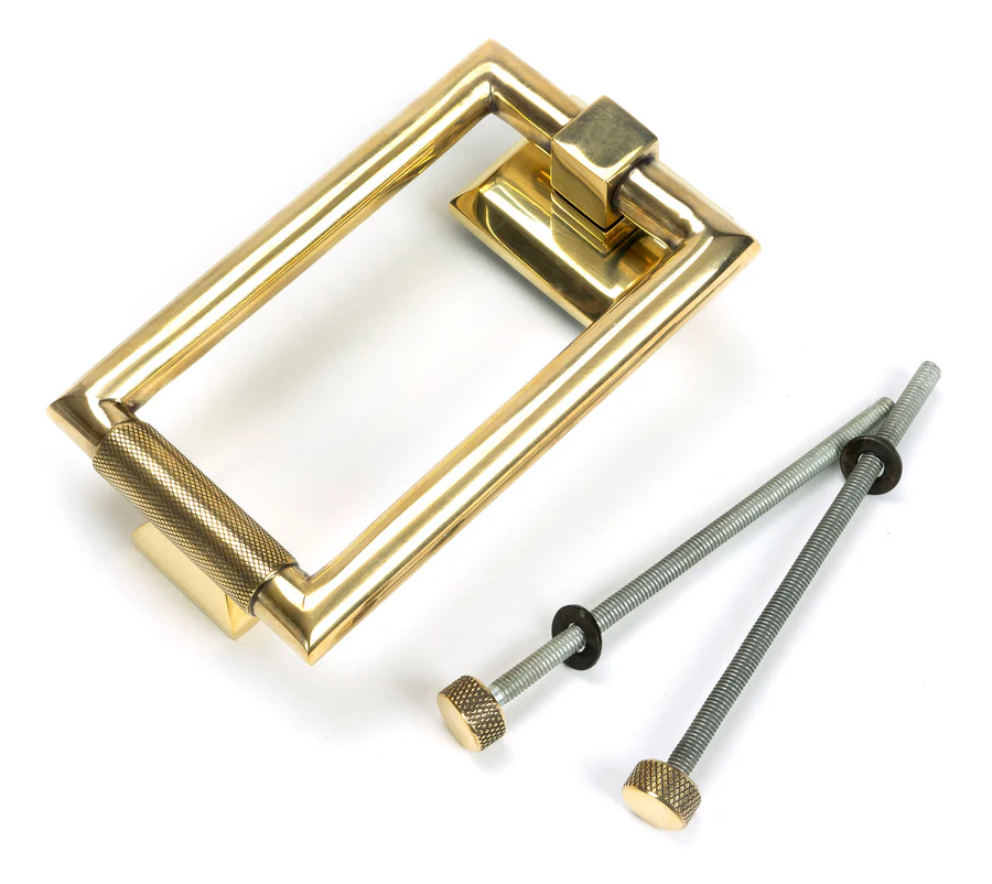 FTA 46644 AGED BRASS BROMPTON DOOR KNOCKER