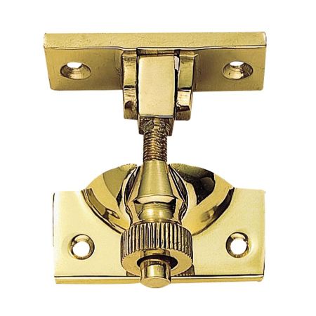 BRIGHTON PATTERN SASH FASTENER (CONTRACT VERSION) 57 X 20MM POLISHED BRASS