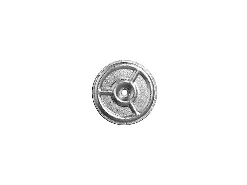 ROUND GALVANISED METAL INSULATION STRESS PLATE DISC WASHER 90MM