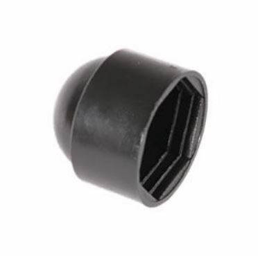 HEXAGON NUT & BOLT PROTECTION CAP - BLACK PLASTIC M 6