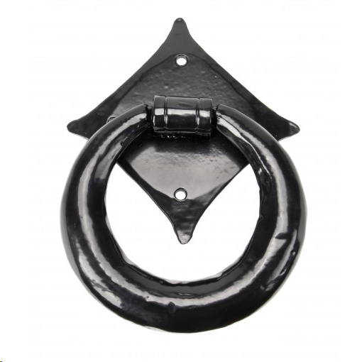 FTA 33245 BLACK RING DOOR KNOCKER