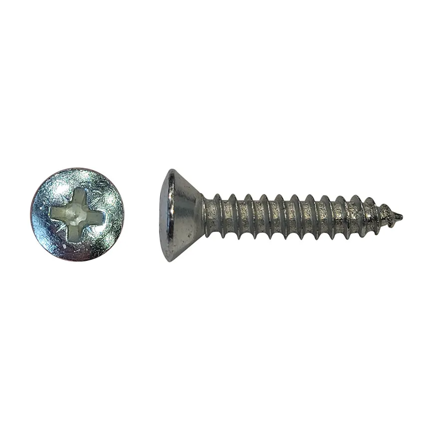 RAISED HEAD CSK SELF TAPPING SCREW - A2 STAINLESS STEEL 4.2 X 19MM