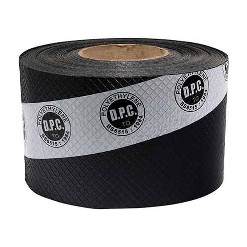 DAMP PROOF COURSE 500 MICRONS 150MM BLACK (30M ROLL)