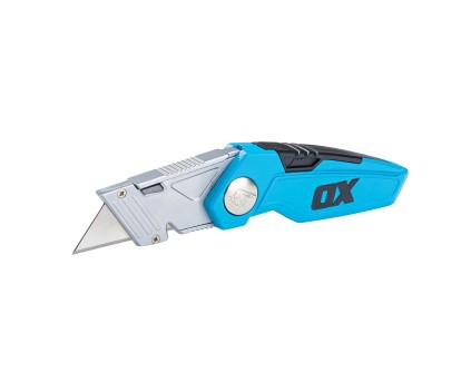 OX PRO FIXED FOLDING KNIFE (WITH SPARE BLADE STORAGE IN HANDLE)