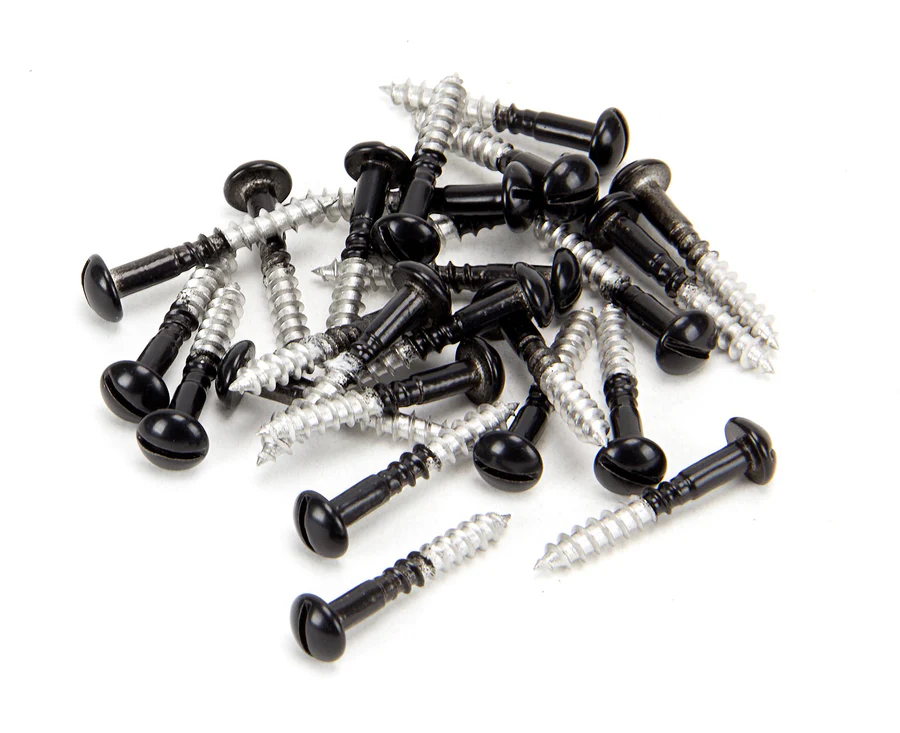 FTA 83756 BLACK SS 3.5 X 25  ROUNDHEAD SCREWS (25)