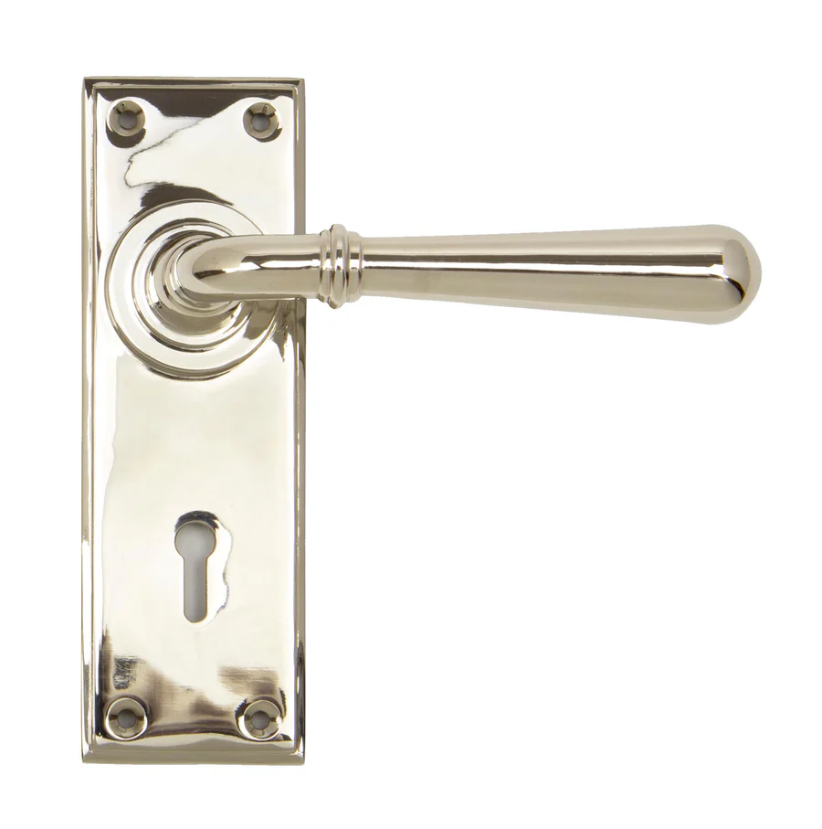 FTA 91428 POLISHED NICKEL NEWBURY LEVER LOCK SET