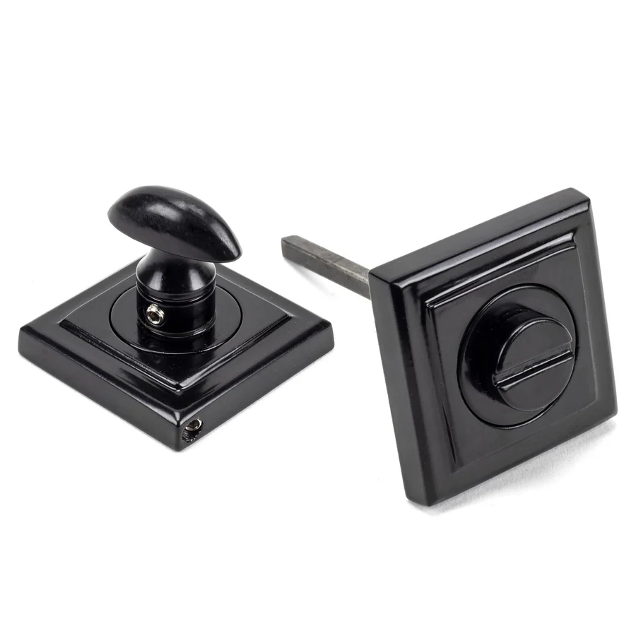 FTA 45746 BLACK ROUND THUMBTURN SET (SQUARE)
