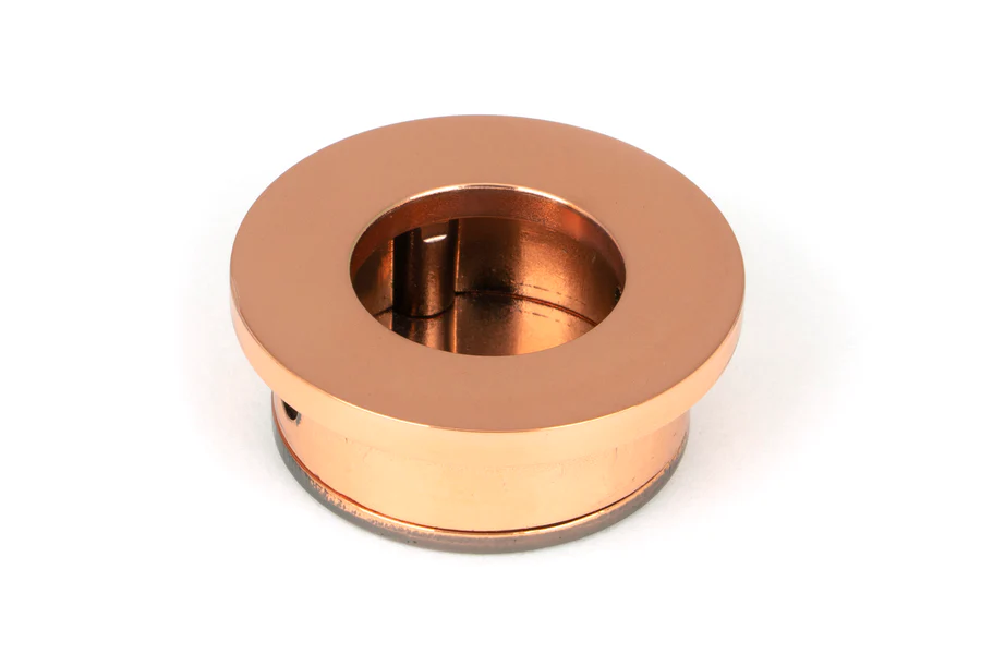 FTA 50151 POLISHED BRONZE 34MM ROUND FINGER EDGE PULL