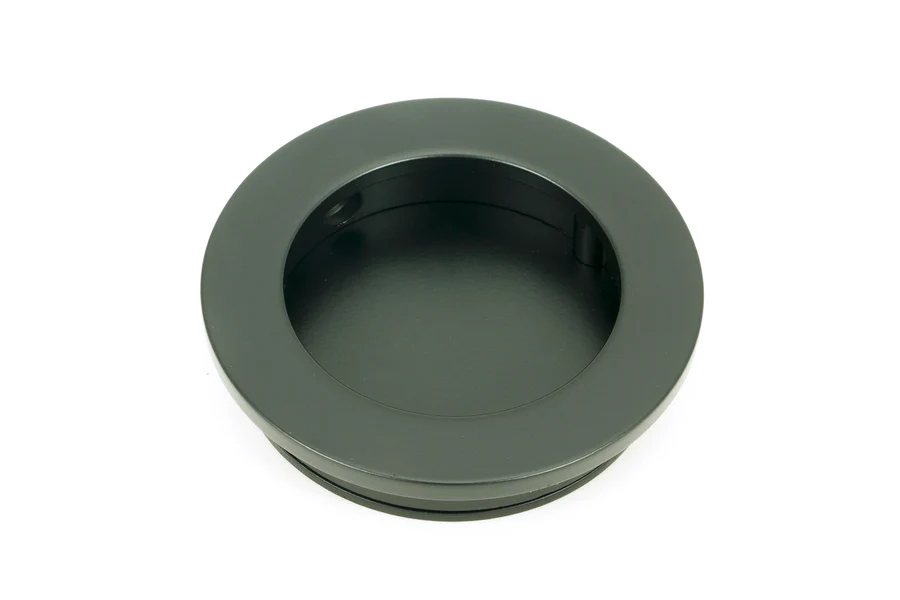 FTA 50217 MATT BLACK 75MM PLAIN ROUND PULL