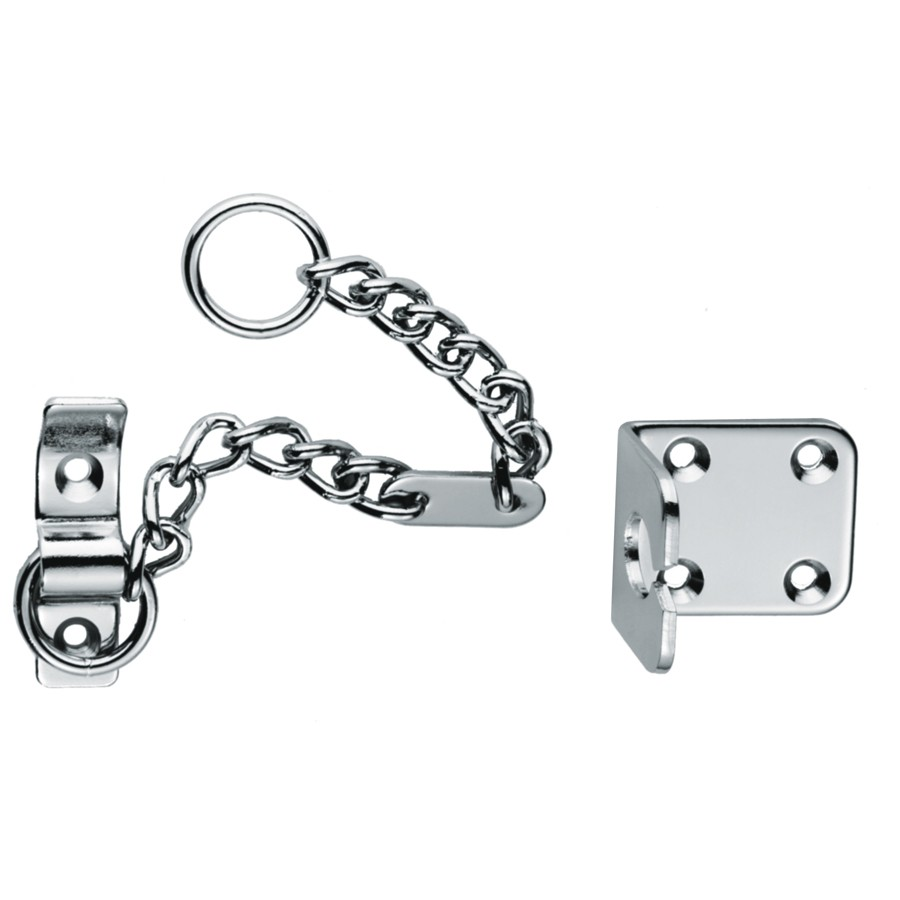 HEAVY DOOR SECURITY CHAIN 60 X 16MM POLISHED CHROME