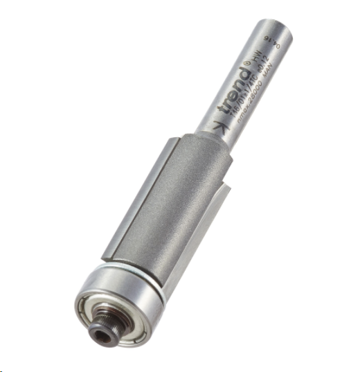 TREND STRAIGHT SELF-GUIDING CUTTER 12.7MM (1/4" SHANK)