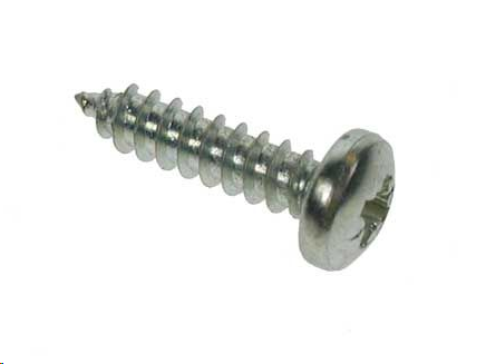 PAN HEAD SELF TAPPING SCREW - BZP POZI 2.9 X 25MM (4G X 1")