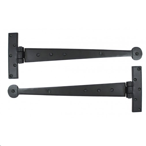 FTA 33990 BLACK 15 PENNY END T HINGE (PAIR)