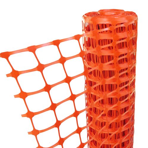 ORANGE BARRIER FENCE 1M X 50M 