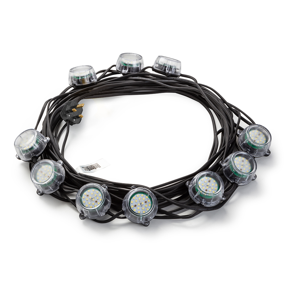 HEAVY DUTY LED ENCAPSULATED FESTOON STRING LIGHTS 22M (50W) 240V