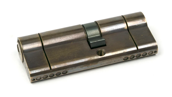 FTA 45815 AGED BRASS 35/45 5PIN EURO CYLINDER