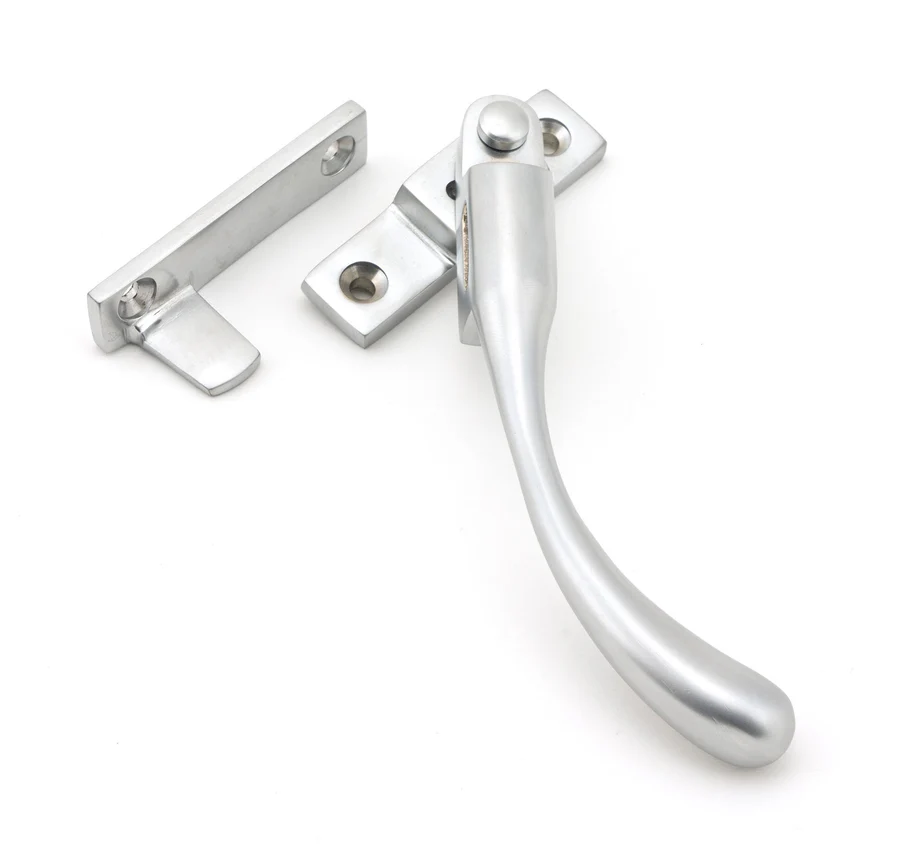 FTA 45399 SATIN CHROME NIGHT-VENT LOCKING PEARDROP FASTENER - RH