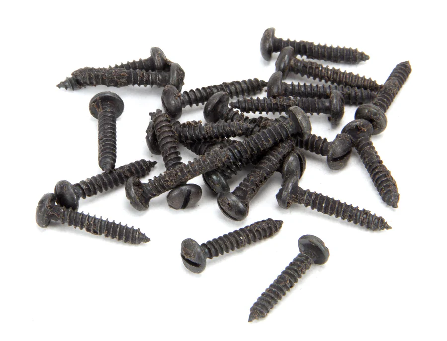 FTA 33407 BEESWAX 6 X 3/4 ROUND HEAD SCREWS (25)