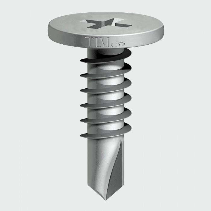 LOW-PROFILE PANCAKE HEAD SELF-DRILLING SCREW - HEAVY SECTION 5.5 X 38MM