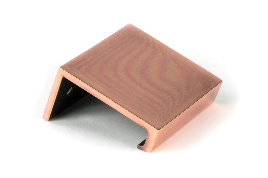 FTA 51217 POLISHED BRONZE 50MM PLAIN EDGE PULL